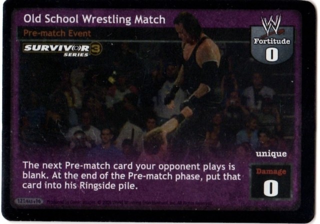 Old School Wrestling Match (SS3) Foil